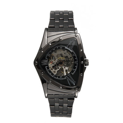 Reloj Mecánico Automático Triángulo Hueco con Correa de Acero Inoxidable - Image 7