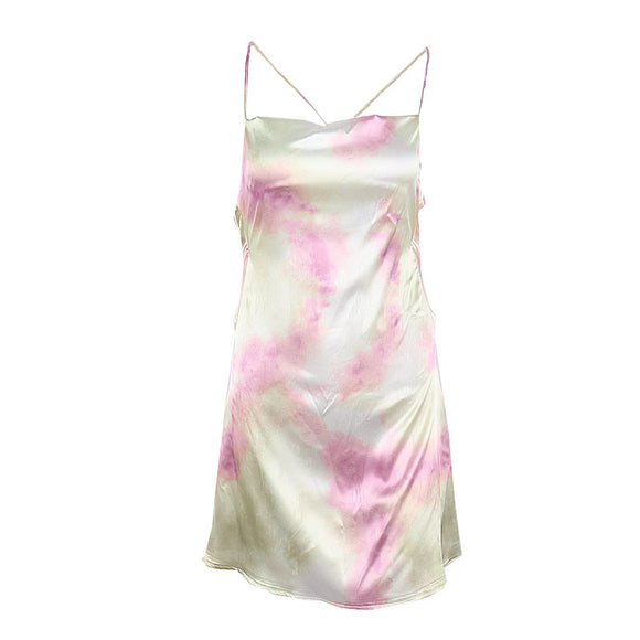 Sexy Ombre Backless Dress - Modern Summer Design