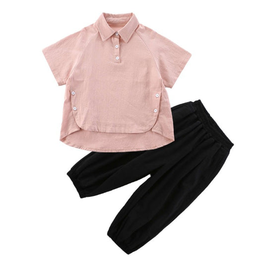 Conjunto Infantil de Verano: Polo Rayado de Algodón + Pantalón Bermuda Cinco Puntos - Image 8