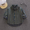 Camisa Infantil de Rayas para Primavera y Otoño