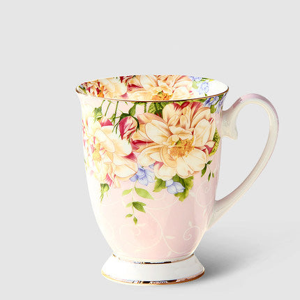 Taza de Cerámica Bone China Gran Capacidad con Tapa - Desayuno y Café - Image 5