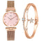 Reloj de Pulsera Magnético para Mujer con Malla Metálica y Correa Intercambiable