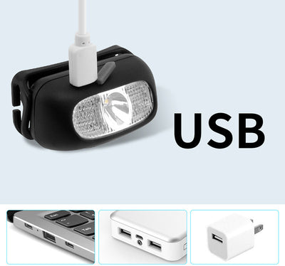 Linterna Frontal LED Recargable USB para Correr y Pesca Nocturna - Image 6