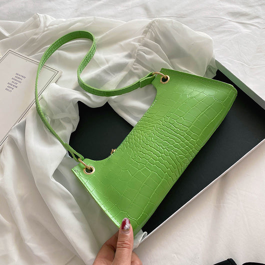 Bolso Baguette Texturizado Estilo Francés para Mujer - Image 3