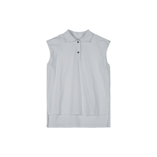Chaleco Oversized con Cuello Polo y Hombreras Acolchadas - Image 3