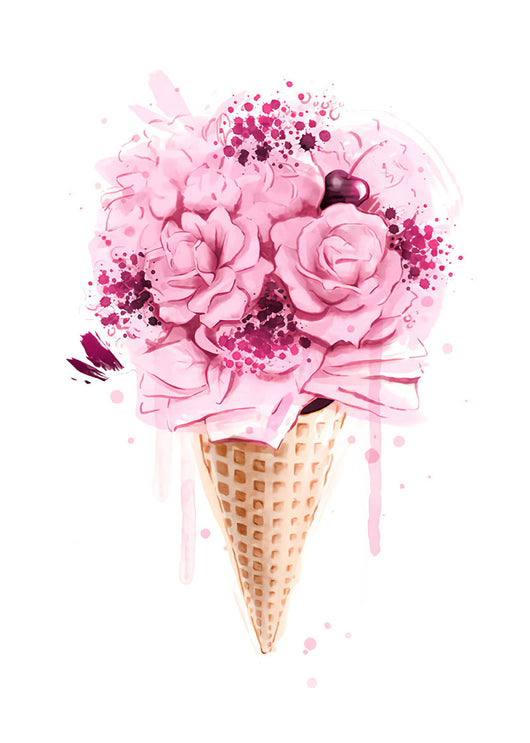 Cuadro Decorativo Flores Acuarela - Ramo de Globos para Sala y Eventos - Image 5
