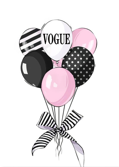 Cuadro Decorativo Flores Acuarela - Ramo de Globos para Sala y Eventos - Image 2