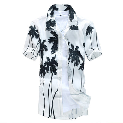 Camisa de Playa Manga Corta para Hombre - Comodidad de Verano - Image 18
