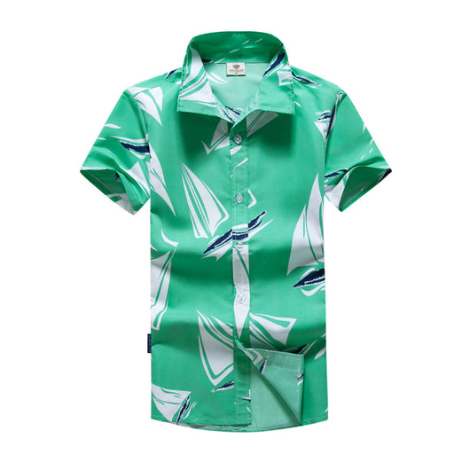 Camisa de Playa Manga Corta para Hombre - Comodidad de Verano - Image 22