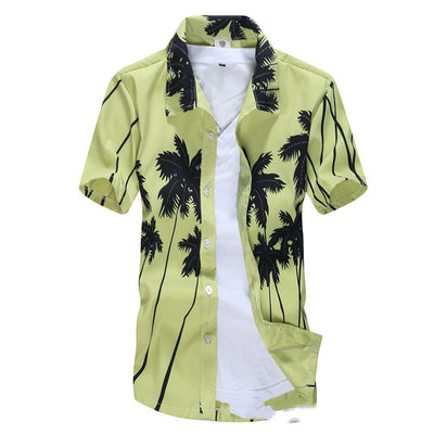 Camisa de Playa Manga Corta para Hombre - Comodidad de Verano - Image 6