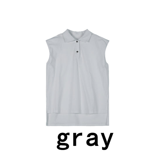 Chaleco Oversized con Cuello Polo y Hombreras Acolchadas - Image 6