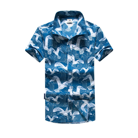 Camisa de Playa Manga Corta para Hombre - Comodidad de Verano - Image 8