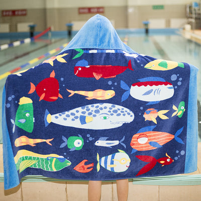 Poncho Toalla de Baño Infantil Estilo Europeo - Algodón 100% Libre de Formaldehído - Image 4