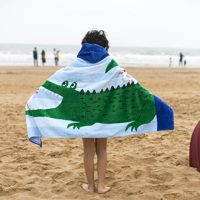 Poncho Toalla de Baño Infantil Estilo Europeo - Algodón 100% Libre de Formaldehído - Image 9