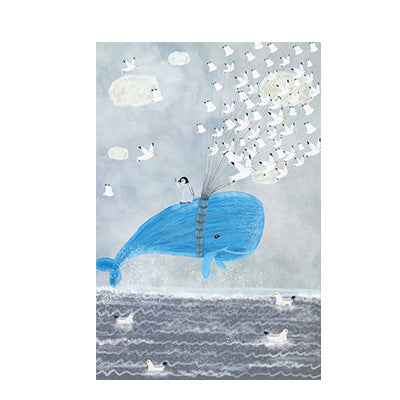 Cuadro Decorativo Ballena Infantil sin Marco para Habitación Infantil - Image 11