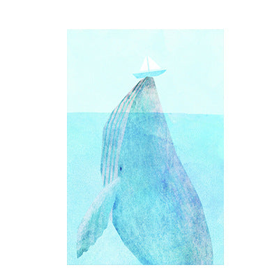 Cuadro Decorativo Ballena Infantil sin Marco para Habitación Infantil - Image 6