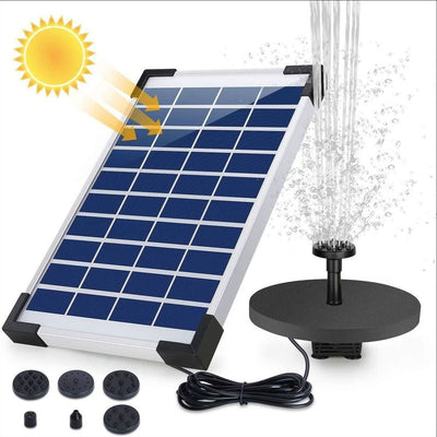 Fuente Solar para Jardín con Bebedero para Pájaros - Image 6
