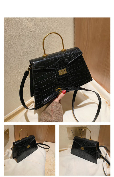 Bolso Bandolera Cuadrado Otoño Invierno - Diseño Asimétrico Trendy - Image 6