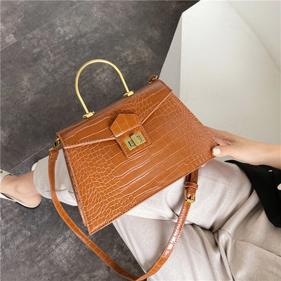 Bolso Bandolera Cuadrado Otoño Invierno - Diseño Asimétrico Trendy - Image 8