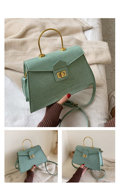 Bolso Bandolera Cuadrado Otoño Invierno - Diseño Asimétrico Trendy - Image 4
