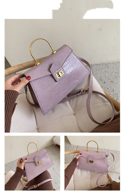 Bolso Bandolera Cuadrado Otoño Invierno - Diseño Asimétrico Trendy - Image 2