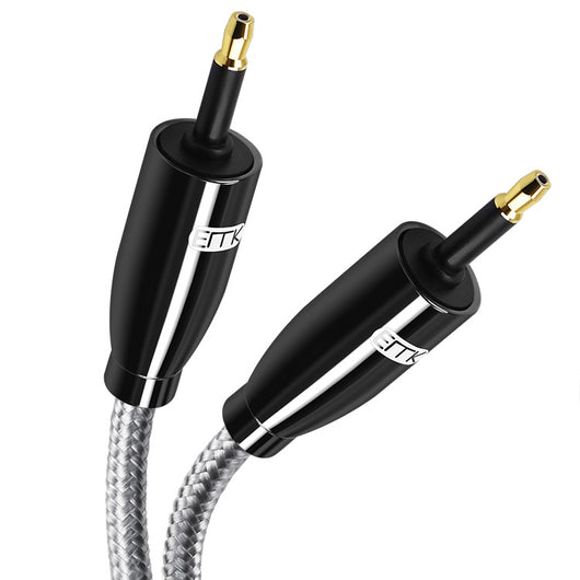 Cable Óptico Toslink Mini EMK SPDIF 3.5 a 3.5 - Image 9