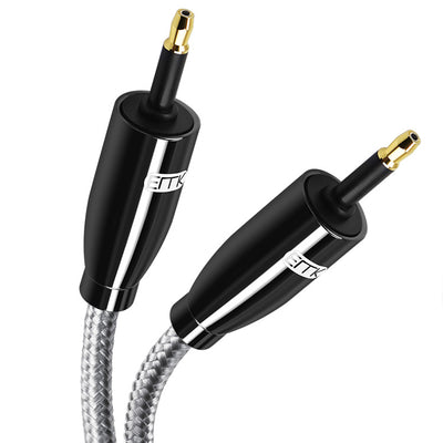 Cable Óptico Toslink Mini EMK SPDIF 3.5 a 3.5 - Image 11