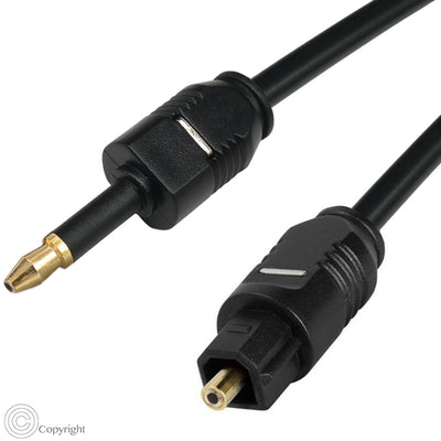 Cable Óptico Toslink Mini EMK SPDIF 3.5 a 3.5 - Image 3