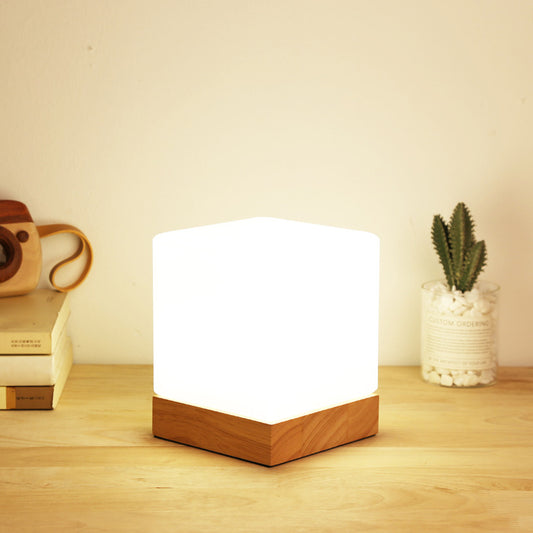 Lámpara de Mesa Nórdica con Control Remoto y Atenuador de Luz Cálida