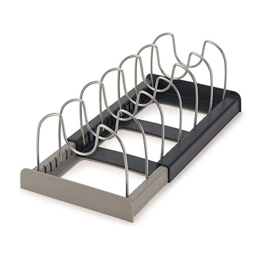 Repisa Organizadora Extensible de Acero Inoxidable para Ollas y Sartenes - Image 2