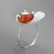 Anillo de Ámbar Clásico Oriental en Plata de Ley S925