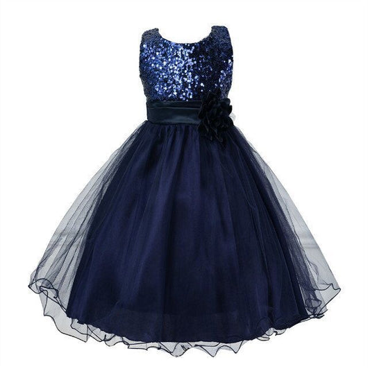 Vestido Princesa Niña con Falda Tul Esponjoso - Image 9