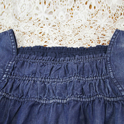Vestido Midi Retro Francés con Encaje y Volantes - Talla Grande Verano - Image 2