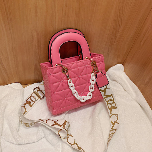 Bolso Bandolera Cuadrado Estilo Western con Textura Premium - Image 9