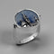 Anillo de Plata 925 con Aventurina y Relieve de Iglesia Europea Florencia