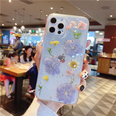 Funda Transparente de Flores Reales en Epoxi Antiimpacto para Celular - Image 10
