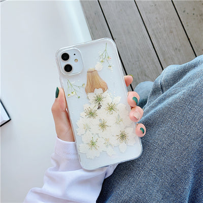 Funda Transparente de Flores Reales en Epoxi Antiimpacto para Celular - Image 9