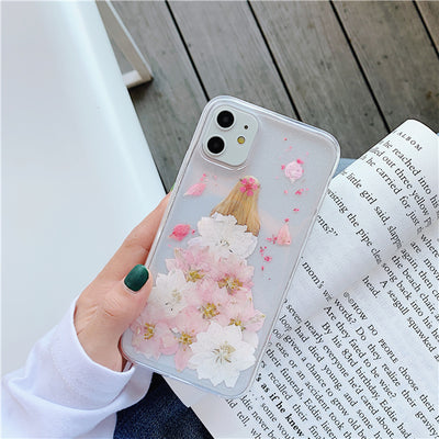 Funda Transparente de Flores Reales en Epoxi Antiimpacto para Celular - Image 13