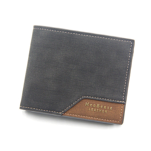 Billetera Corta para Hombre con Estampado Coreano y Bisagra Dorada - Image 12