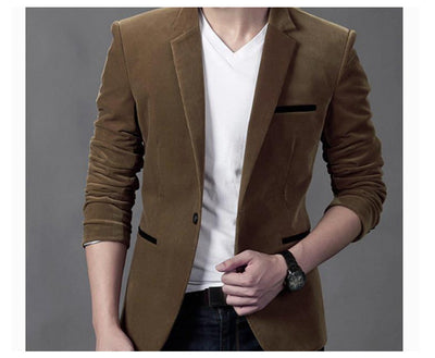 Traje Slim Casual de Pana para Hombre - Image 2