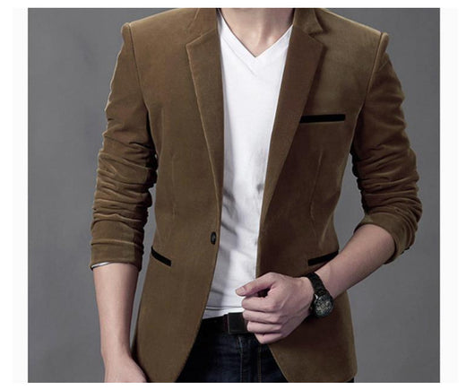 Traje Slim Casual de Pana para Hombre - Image 2