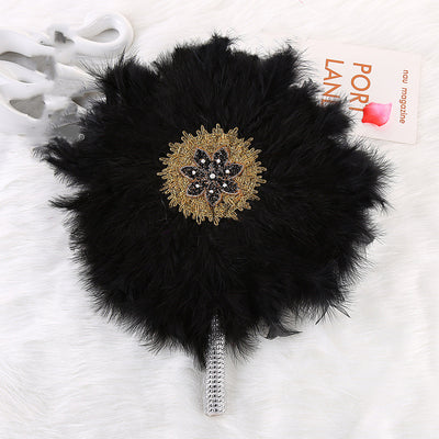 Abanico de Plumas Grande para Novia y Damas de Honor - Estilo Africano - Image 23