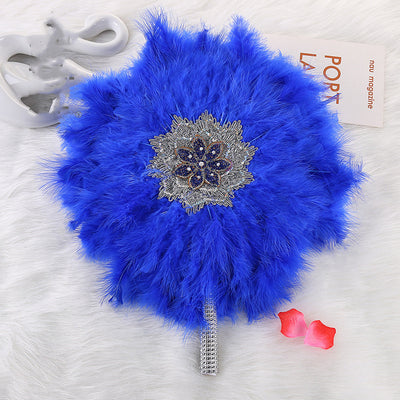 Abanico de Plumas Grande para Novia y Damas de Honor - Estilo Africano - Image 6