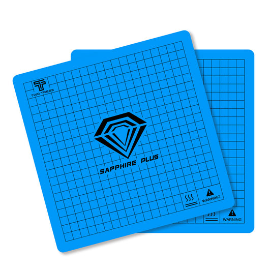 Plataforma de Cama Caliente de Aluminio 310x310 para Impresora 3D con Película Azul Esmerilada