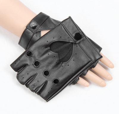 Guantes sin Dedos para Danza y Fitness - Cuero Peach Heart - Image 7