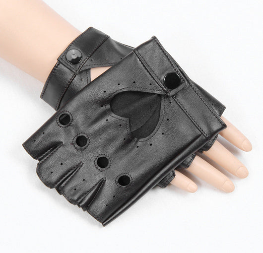 Guantes sin Dedos para Danza y Fitness - Cuero Peach Heart - Image 7