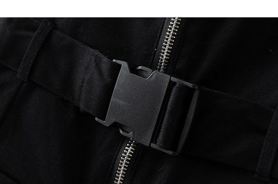 Mono Corto Mujer con Tirantes y Cintura Ancha Ajustable - Image 2