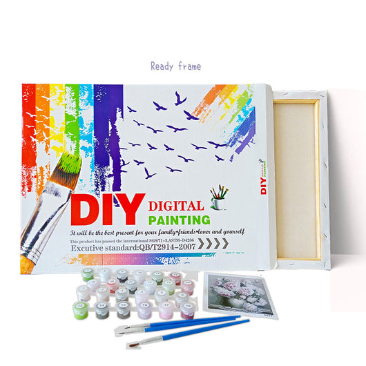 Hermoso Kit de Pintura al Óleo Paisaje Marino por Números - Image 3