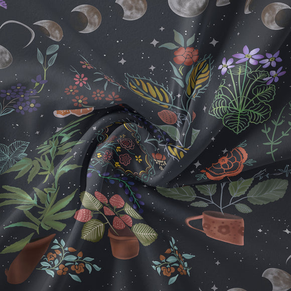 Tapiz de Fases Lunares y Tarot