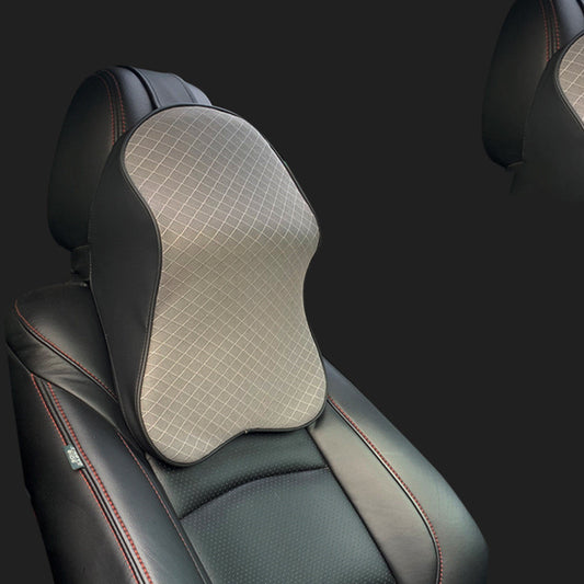 Almohada de Espuma Viscoelástica para Auto - Soporte Cervical y Lumbar